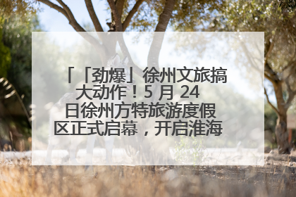 「劲爆」徐州文旅搞大动作！5 月 24 日徐州方特旅游度假区正式启幕，开启淮海旅游新篇章