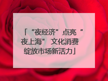 “夜经济”点亮“夜上海” 文化消费绽放市场新活力