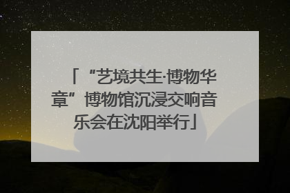 “艺境共生·博物华章”博物馆沉浸交响音乐会在沈阳举行