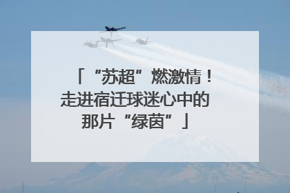 “苏超”燃激情！走进宿迁球迷心中的那片“绿茵”