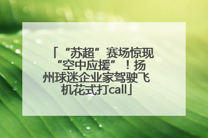 “苏超”赛场惊现 “空中应援”！扬州球迷企业家驾驶飞机花式打call