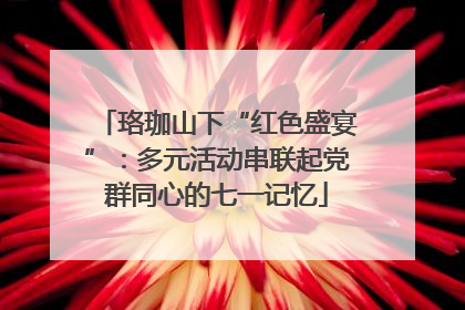 珞珈山下“红色盛宴”：多元活动串联起党群同心的七一记忆