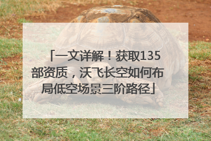 一文详解！获取135部资质，沃飞长空如何布局低空场景三阶路径