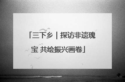三下乡｜探访非遗瑰宝 共绘振兴画卷