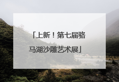 上新！第七届骆马湖沙雕艺术展