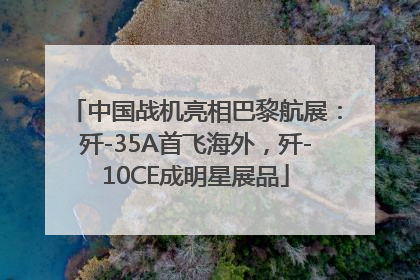 中国战机亮相巴黎航展：歼-35A首飞海外，歼-10CE成明星展品