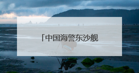 中国海警东沙舰，现身黄岩岛
