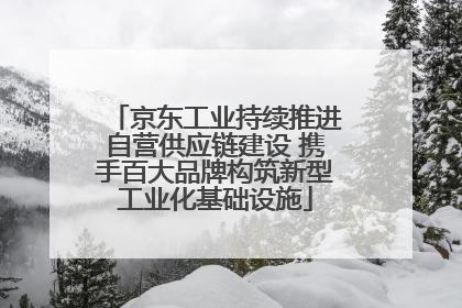 京东工业持续推进自营供应链建设 携手百大品牌构筑新型工业化基础设施