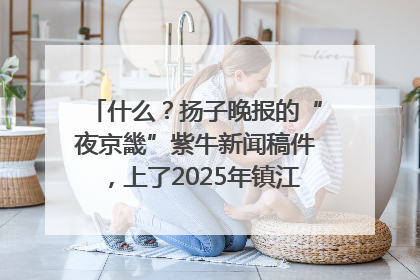 什么？扬子晚报的“夜京畿”紫牛新闻稿件，上了2025年镇江中考模拟卷！