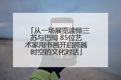 从一场展览读懂三苏与巴蜀 85位艺术家用书画开启跨越时空的文化对话