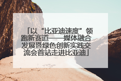 以“比亚迪速度”领跑新赛道——媒体融合发展暨绿色创新实践交流会首站走进比亚迪