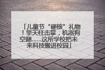 儿童节“硬核”礼物！擎天柱击掌，机器狗空翻……这所学校把未来科技搬进校园