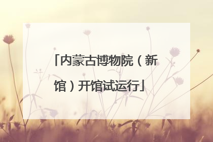 内蒙古博物院（新馆）开馆试运行