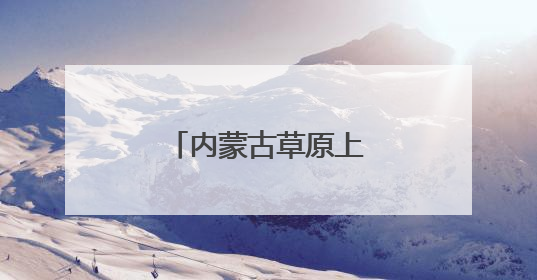 内蒙古草原上的“爱马士”