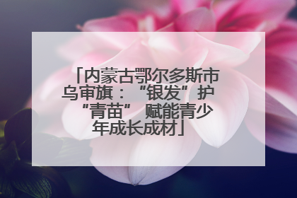 内蒙古鄂尔多斯市乌审旗：“银发”护“青苗” 赋能青少年成长成材