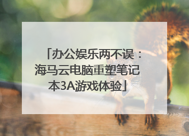 办公娱乐两不误：海马云电脑重塑笔记本3A游戏体验