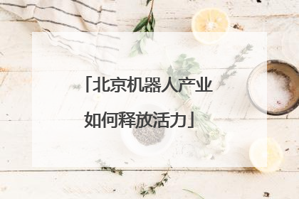 北京机器人产业如何释放活力