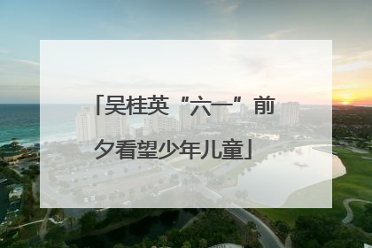 吴桂英“六一”前夕看望少年儿童