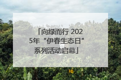 向绿而行 2025年“伊春生态日”系列活动启幕