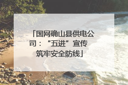 国网确山县供电公司：“五进”宣传 筑牢安全防线