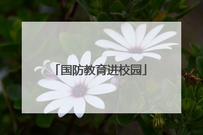 国防教育进校园