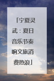 宁夏灵武：夏日音乐节奏响文旅消费热浪