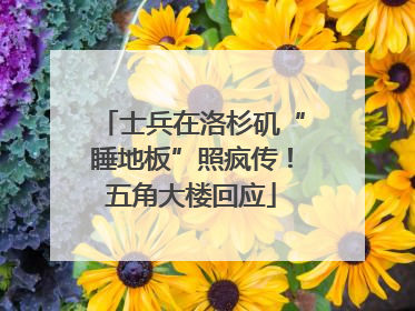 士兵在洛杉矶“睡地板”照疯传！五角大楼回应