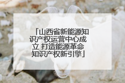 山西省新能源知识产权运营中心成立 打造能源革命知识产权新引擎