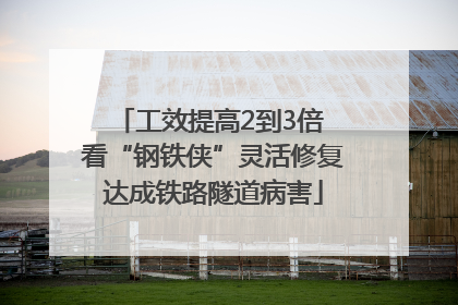 工效提高2到3倍 看“钢铁侠”灵活修复达成铁路隧道病害