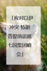 应对以伊冲突 特朗普提前退席七国集团峰会