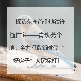 探访东李首个地铁连通住宅——青铁·芳华地：全力打造新时代“好房子”人居标杆