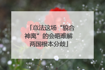 意法这场“貌合神离”的会晤难解两国根本分歧