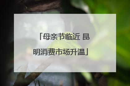 母亲节临近 昆明消费市场升温