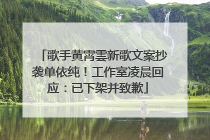 歌手黄霄雲新歌文案抄袭单依纯！工作室凌晨回应：已下架并致歉