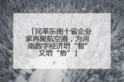 民革东南十省企业家再聚航空港，为河南数字经济增“智”又增“势”