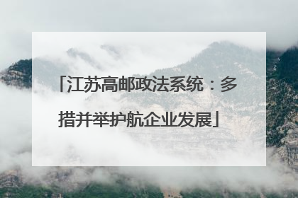 江苏高邮政法系统：多措并举护航企业发展