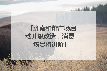 济南和谐广场启动升级改造，消费场景将进阶