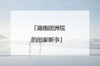 湖南团洲垸的田家新事