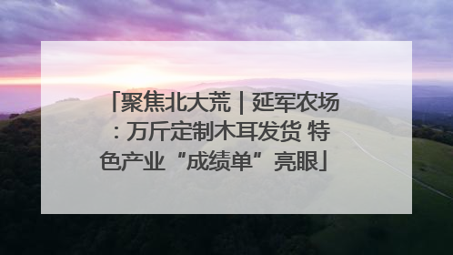 聚焦北大荒｜延军农场：万斤定制木耳发货 特色产业“成绩单”亮眼