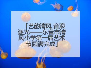 艺韵清风 音浪逐光——东营市清风小学第一届艺术节圆满完成