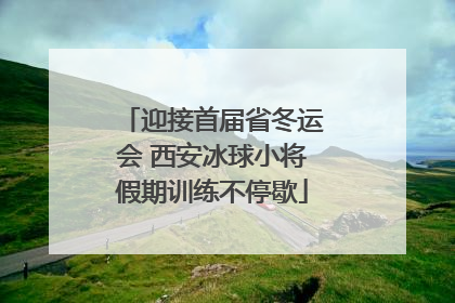 迎接首届省冬运会 西安冰球小将假期训练不停歇