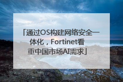通过OS构建网络安全一体化，Fortinet看重中国市场AI需求