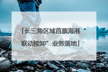 长三角区域首票海港“联动接卸”业务落地