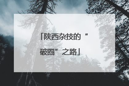 陕西杂技的“破圈”之路