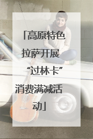 高原特色 拉萨开展“过林卡”消费满减活动