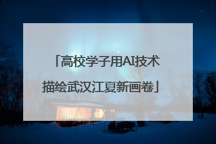 高校学子用AI技术描绘武汉江夏新画卷