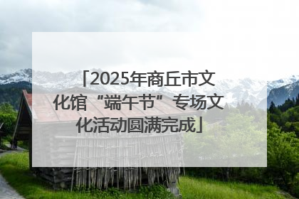 2025年商丘市文化馆“端午节”专场文化活动圆满完成