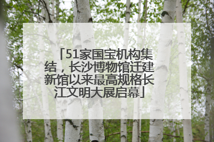 51家国宝机构集结，长沙博物馆迁建新馆以来最高规格长江文明大展启幕