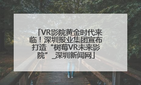 VR影院黄金时代来临！深圳报业集团宣布打造“树莓VR未来影院”_深圳新闻网